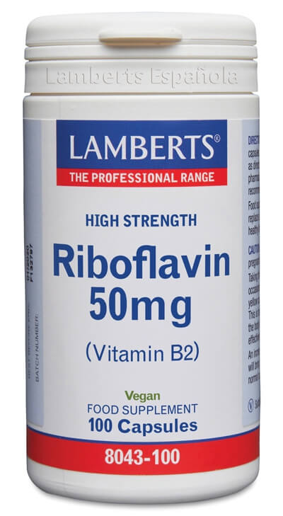 RIBOFLAVINA 50 MG (VITAM. B2).