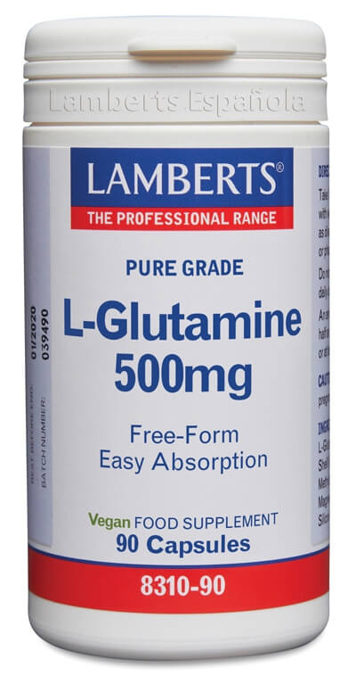 L- GLUTAMINA 500MG X 90CÁP. LAMBERTS