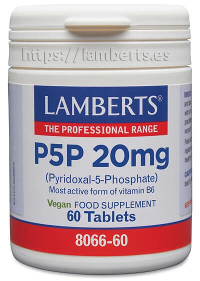 P5P 20MG. (PIRIDOXAL 5 FOSFATO) (B6)