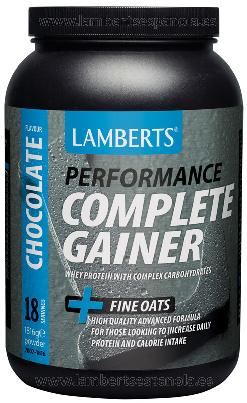 COMPLETE GAINER- SABOR A CHOCOLATE. (PROTEÍNA + CARBOH.)