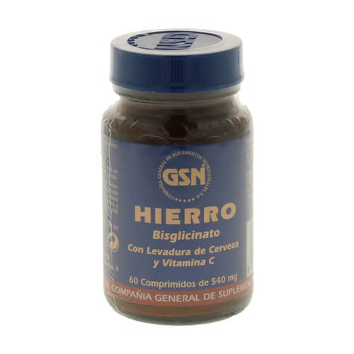 HIERRO BISGLICINATO G S N ( 60COMP X 14MG).