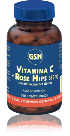 VITAM- C + ROSE HIPS( 100COMP X 650MG).