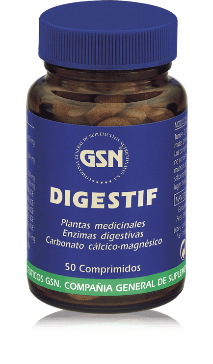 DIGESTIF G S N ( 50COMP X 1180MG ).