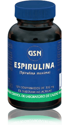 ESPIRULINA G S N ( 120COMP X 300MG )