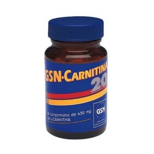 L- CARNITINA- 20 ( 80 COMP X 250MG ).