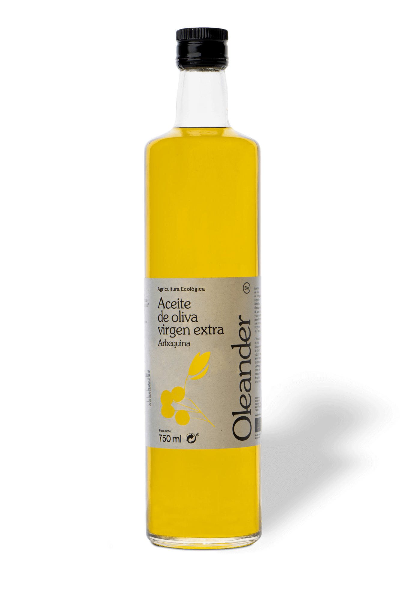 ACEITE DE OLIVA EXTRA V. 750ML. (ARBEQUINA)