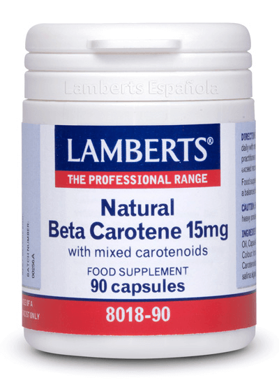 BETACAROTENO NATURAL 15MG.