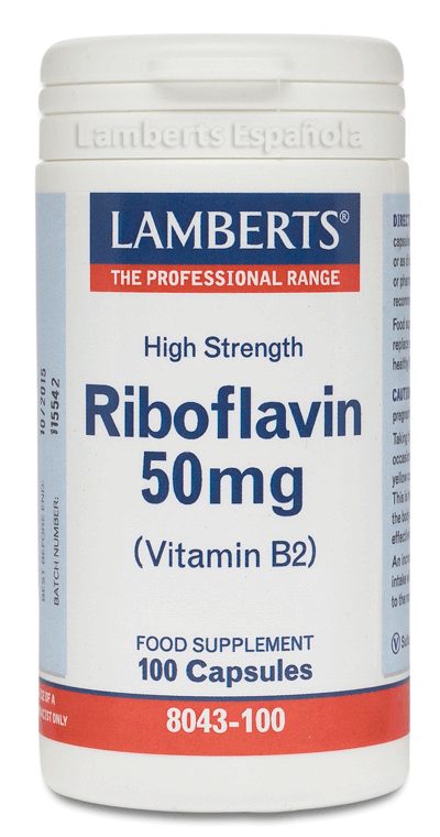 RIBOFLAVINA 50 MG (VITAM. B2).