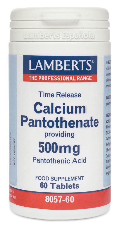 PANTOTENATO DE CALCIO 500MG. ( VITAM B5 )