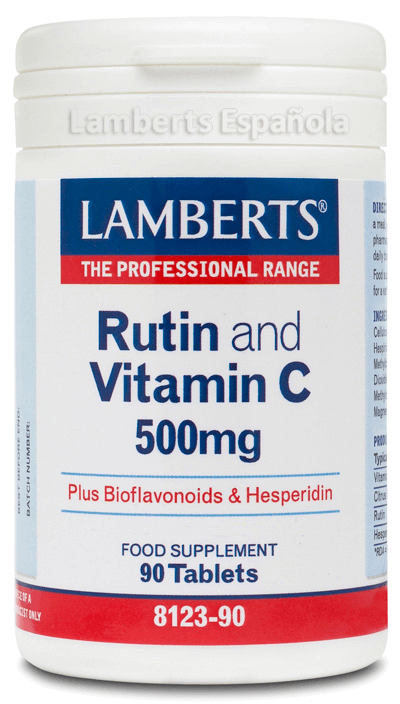 RUTINA Y VIT C 500MG + BIOFLAVONOIDES.