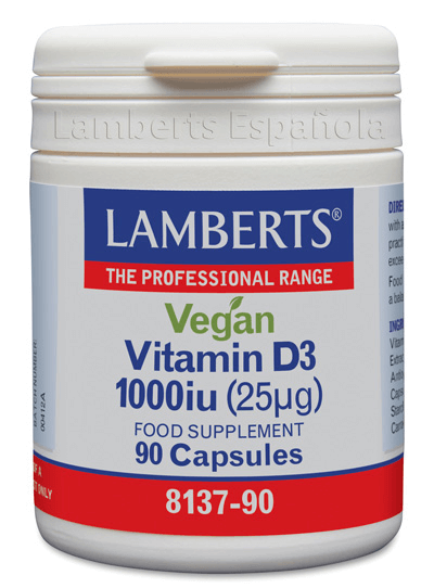 VEGAN VITAM D3 1000UI (25UG) LAMBERTS