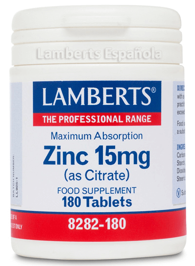 ZINC 15MG X180 TABS.