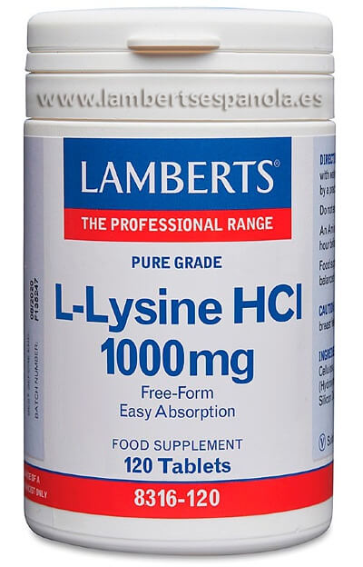 L- LISINA HCI 1000MG. LAMBERTS