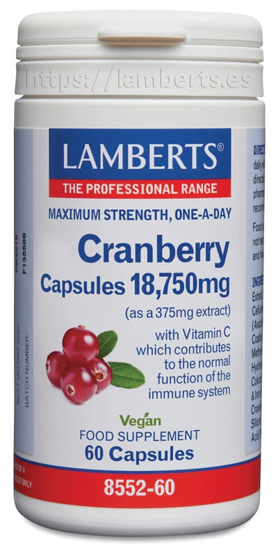 CRANBERRY , ARÁNDANO ROJO 18,750 MG