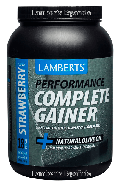 COMPLETE GAINER- SABOR A FRESA. (PROTEÍNA + CARBOH.)