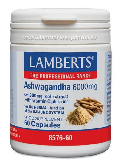 ASHWAGANDHA (WITHANIA SOMNÍFERA) 6000MG